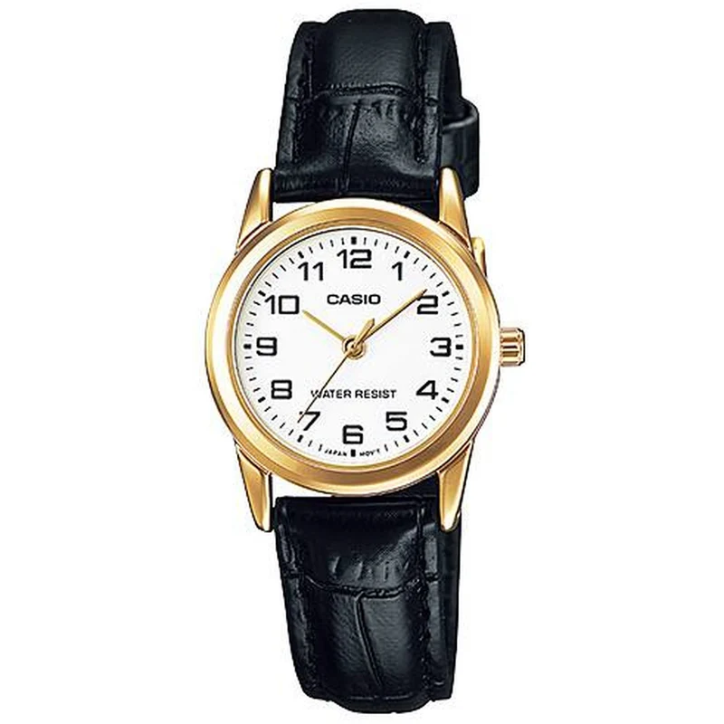 Montre Casio Femme LTP-V001GL-7B Quartz Analogique Doré Blanc