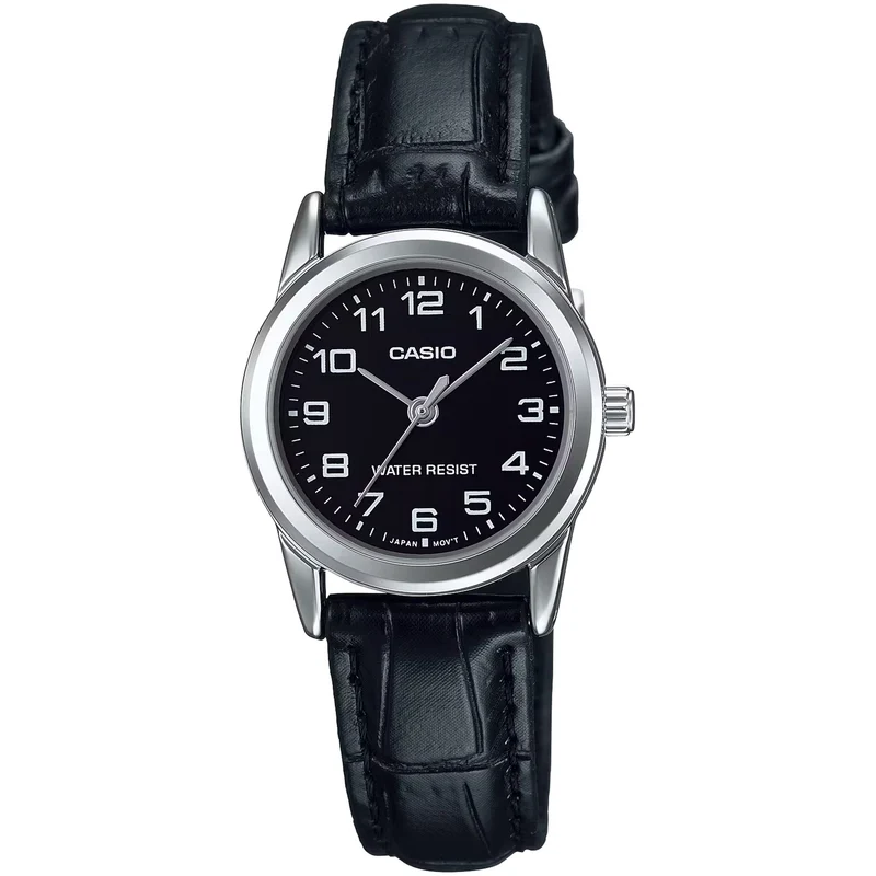 Montre Casio Femme LTP-V001L-1B Quartz Analogique Argent Noir