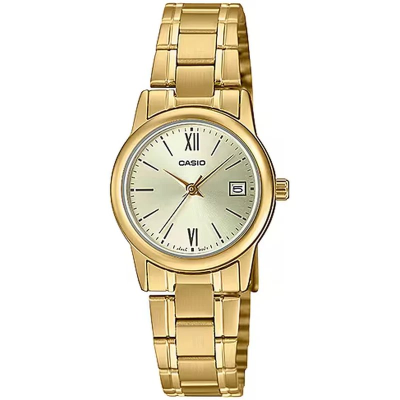 Montre Casio Femme LTP-V002G-9B3 Quartz Analogique Doré Argent