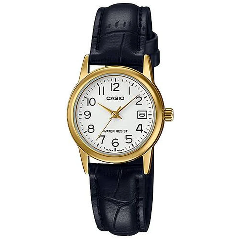 Montre Casio Femme LTP-V002GL-7B2 Quartz Analogique Doré Blanc