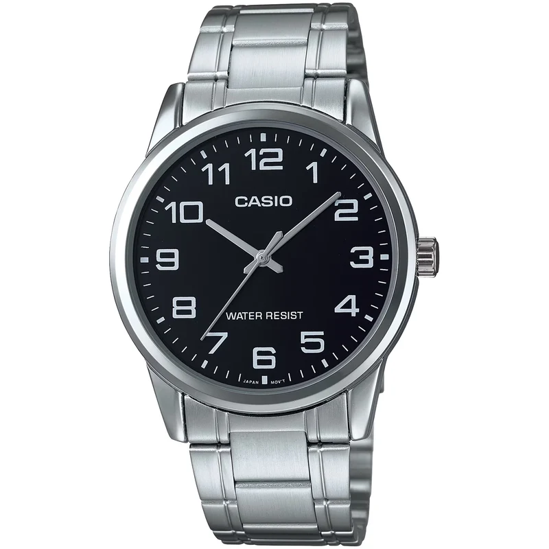 Montre Casio Homme MTP-V001D-1B Quartz Analogique Argent Noir