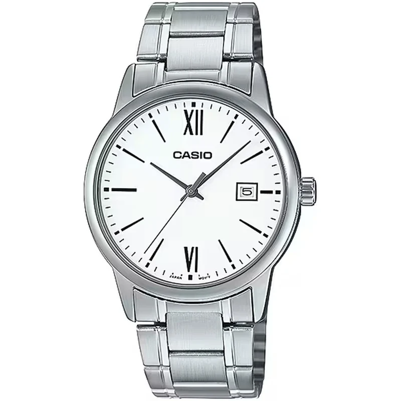 Montre Casio Homme MTP-V002D-7B3 Quartz Analogique Argent Blanc