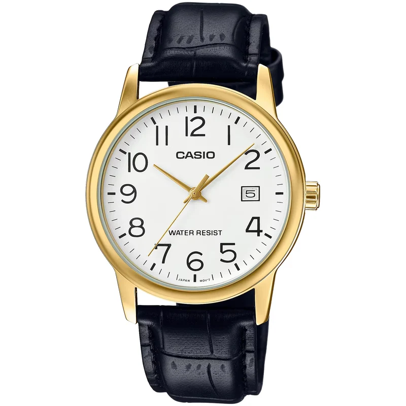 Montre Casio Homme MTP-V002GL-7B2 Quartz Analogique Doré Blanc