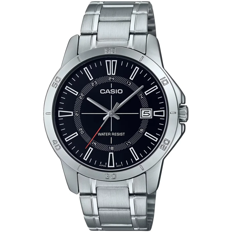 Montre Casio Homme MTP-V004D-1C Quartz Analogique Argent Noir