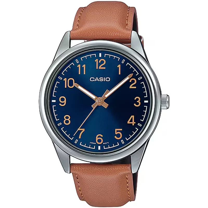 Montre Casio Homme MTP-V005L-2B4 Quartz Analogique Argent Bleu