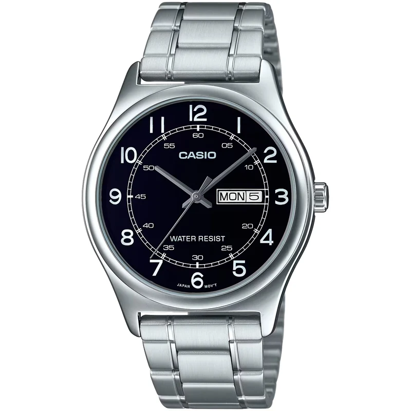 Montre Casio Homme MTP-V006D-1B2 Quartz Analogique Argent Noir