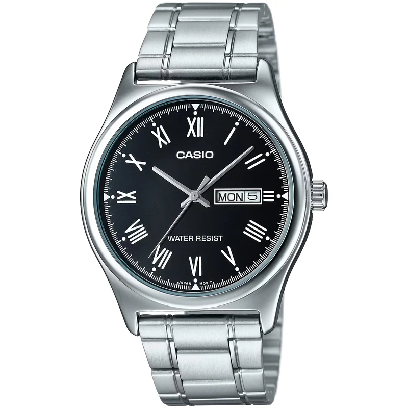 Montre Casio Homme MTP-V006D-1B Quartz Analogique Argent Noir