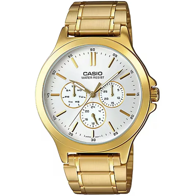 Montre Casio Homme MTP-V300G-7A Quartz Analogique Doré Argent