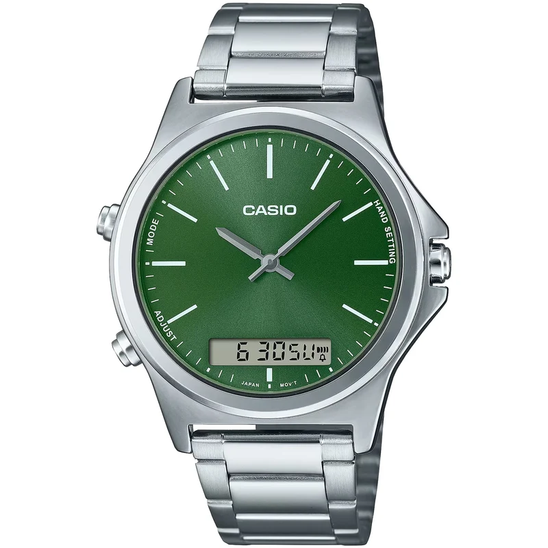 Montre Casio Homme MTP-VC01D-3E Quartz Analogique Argent Vert