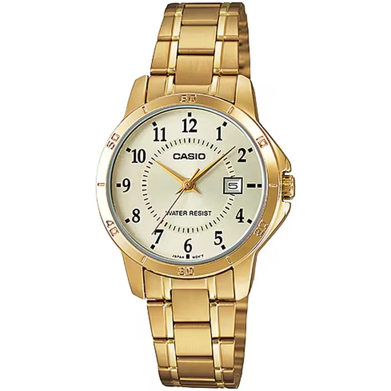 Montre Casio Femme LTP-V004G-9B Quartz Analogique Doré