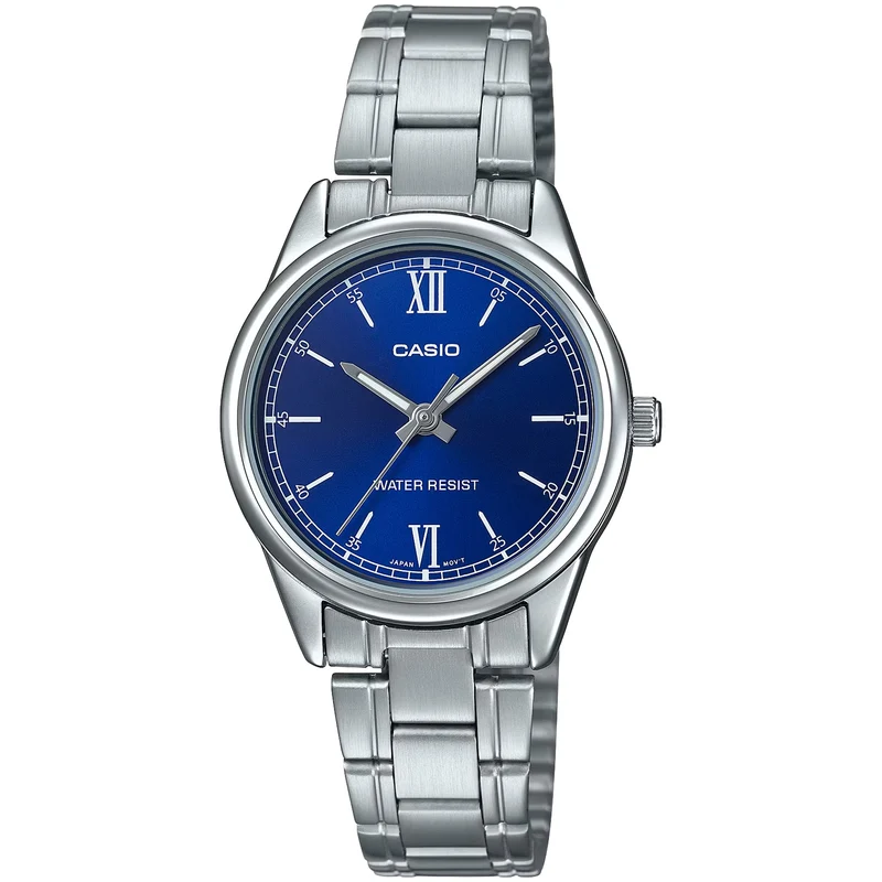 Montre Casio Femme LTP-V005D-2B2 Quartz Analogique Argent Bleu