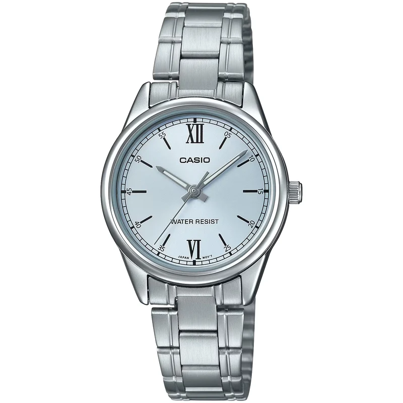 Montre Casio Femme LTP-V005D-2B3 Quartz Analogique Argent Bleu