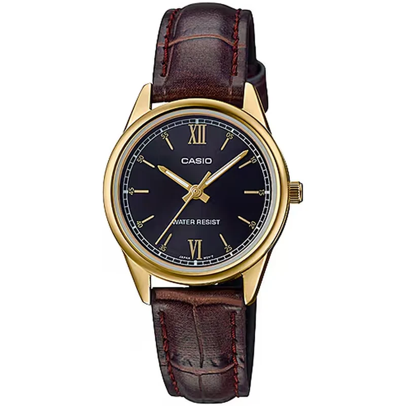 Montre Casio Femme LTP-V005GL-1B2 Quartz Analogique Doré Noir