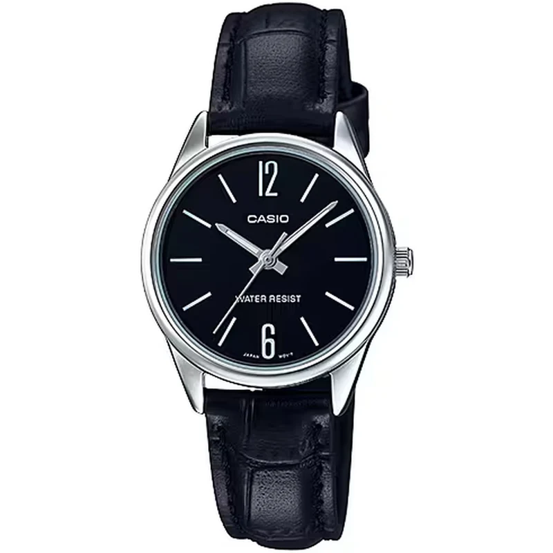 Montre Casio Femme LTP-V005L-1B Quartz Analogique Argent Noir