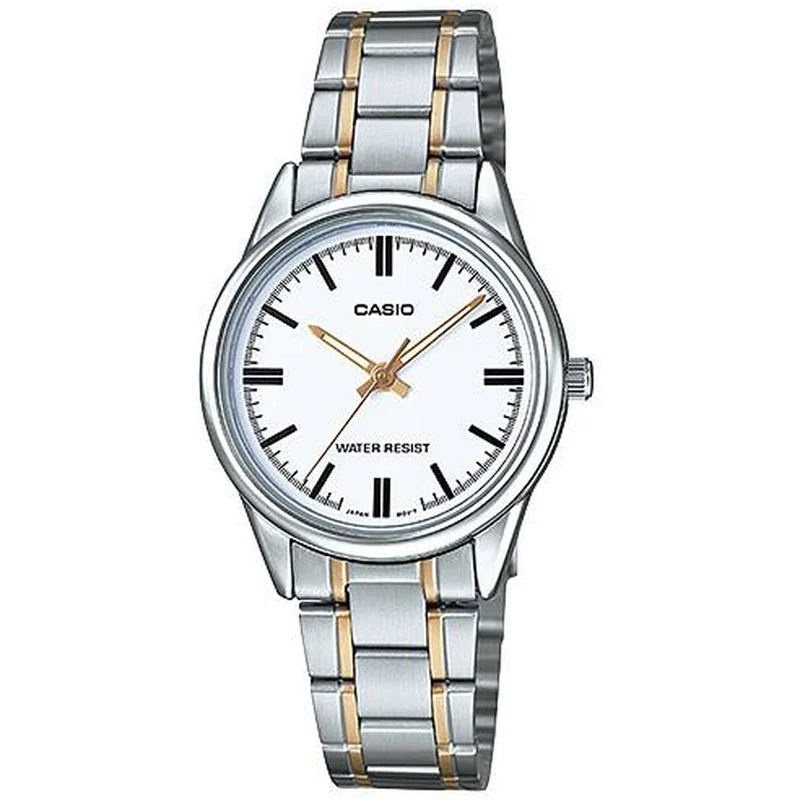 Montre Casio Femme LTP-V005SG-7A Quartz Analogique Argent Blanc