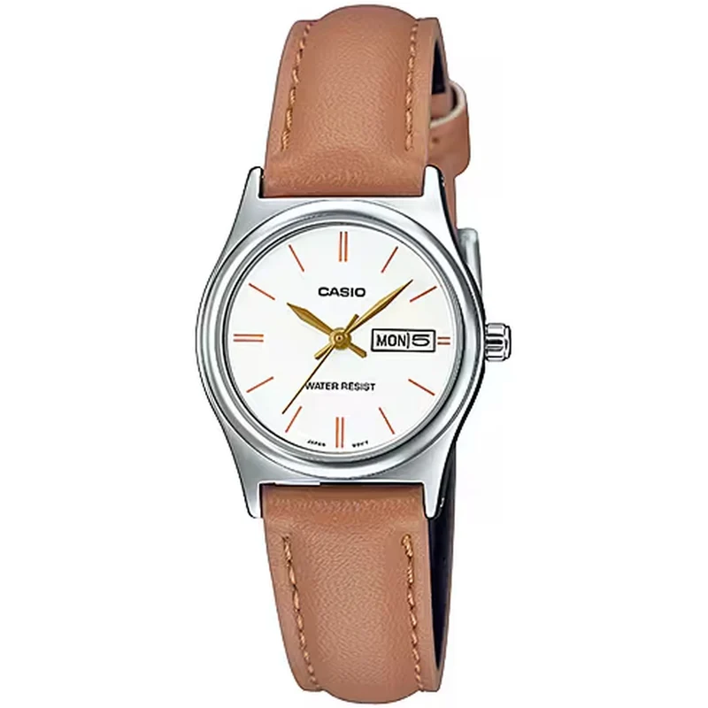 Montre Casio Femme LTP-V006L-7B2 Quartz Analogique Argent Blanc