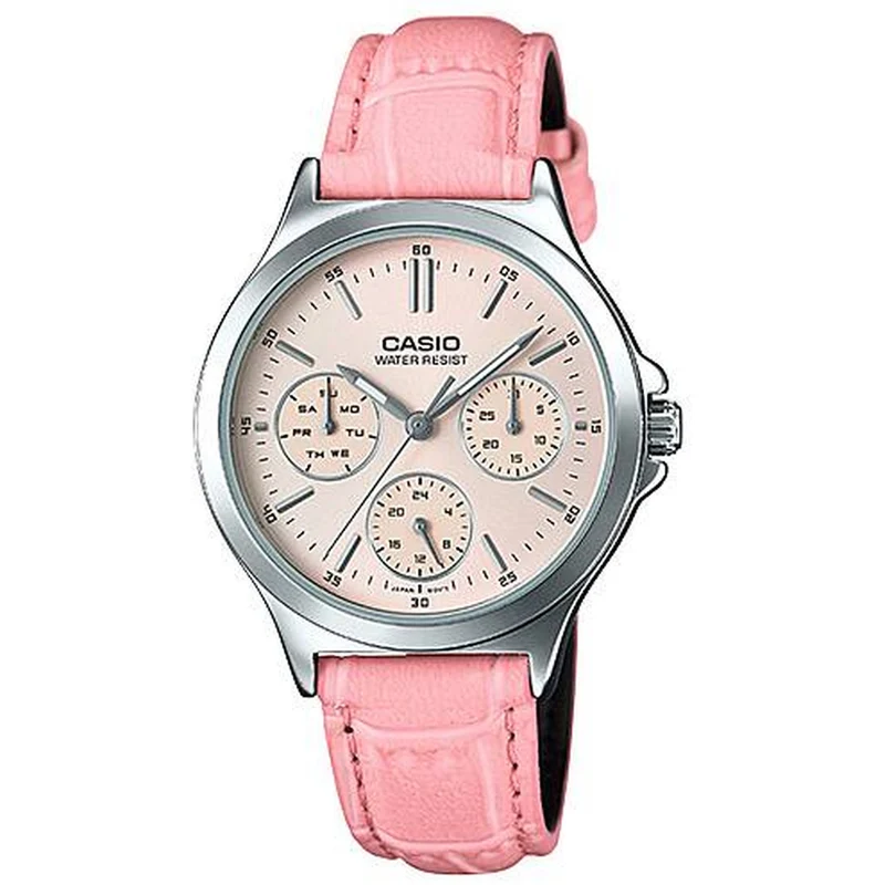 Montre Casio Femme LTP-V300L-4A Quartz Analogique Argent Rose