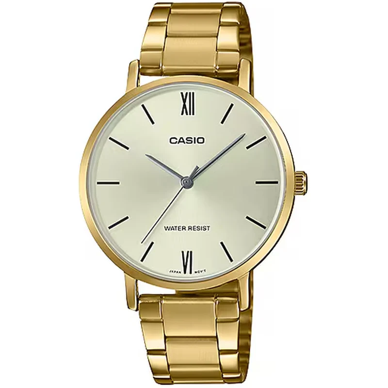 Montre Casio Femme LTP-VT01G-9B Quartz Analogique Doré