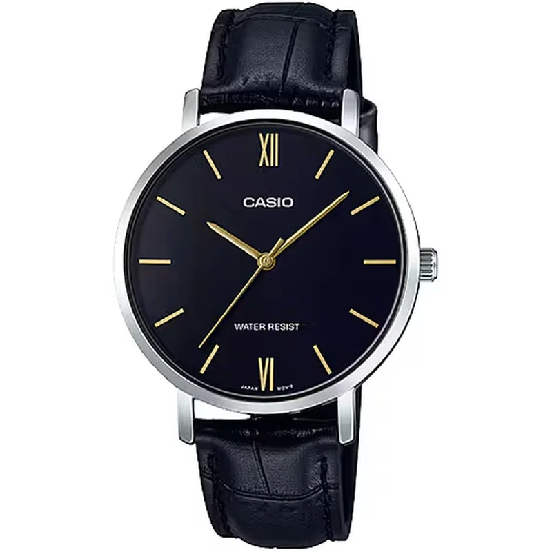 Montre Casio Femme LTP-VT01L-1B Quartz Analogique Argent Noir
