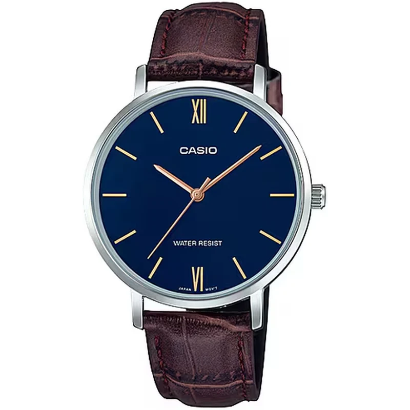 Montre Casio Femme LTP-VT01L-2B Quartz Analogique Argent Bleu