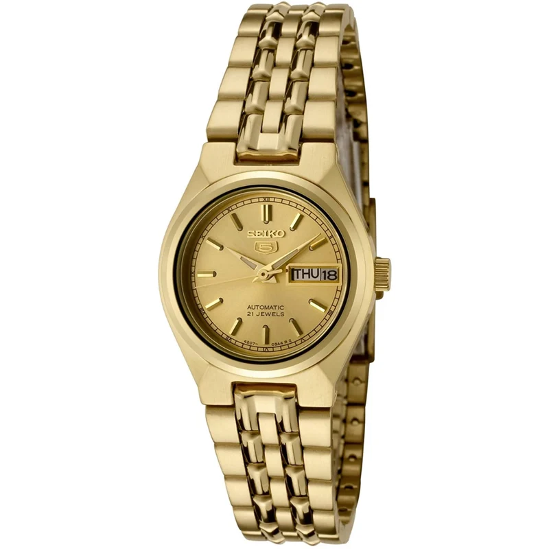 Montre Seiko 5 Femme Automatique SYMA04K1 Doré