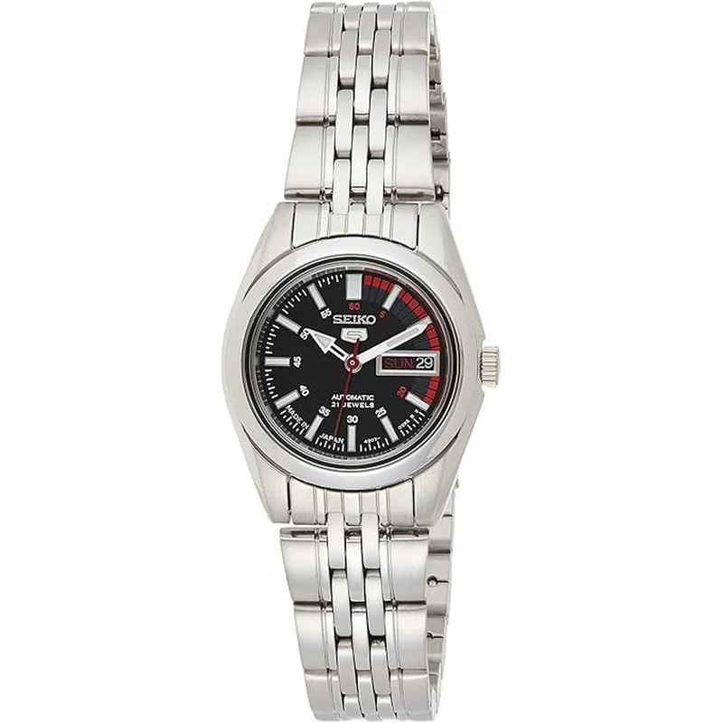 Montre Seiko 5 Femme Automatique SYMA43J1 Noir Rouge