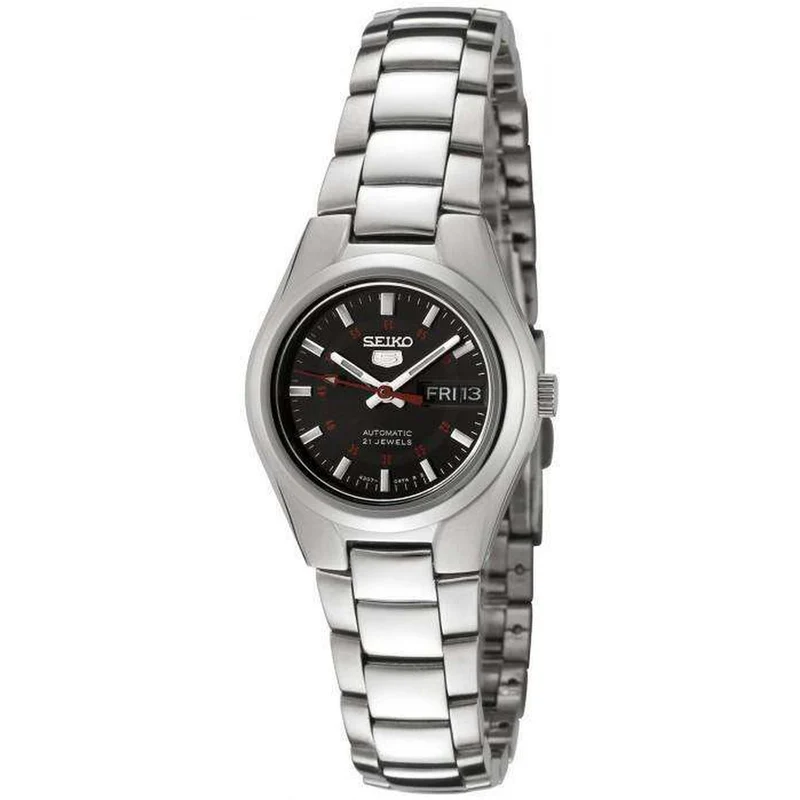 Montre Seiko 5 Femme Automatique SYMC27K1 Argenté Noir