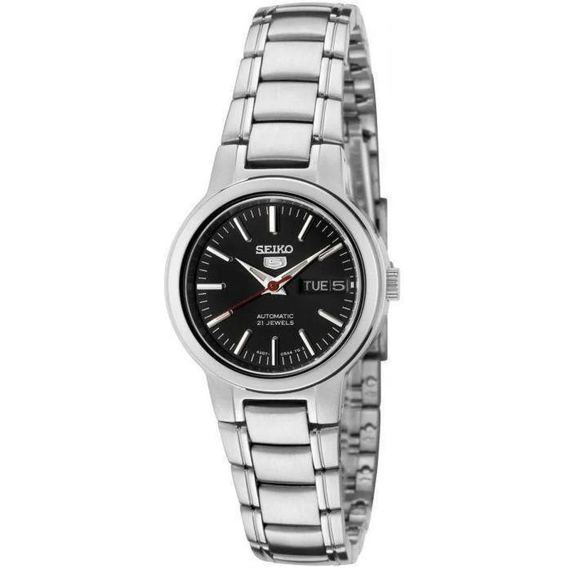 Montre Seiko 5 Femme Automatique SYME43K1 Argenté Noir