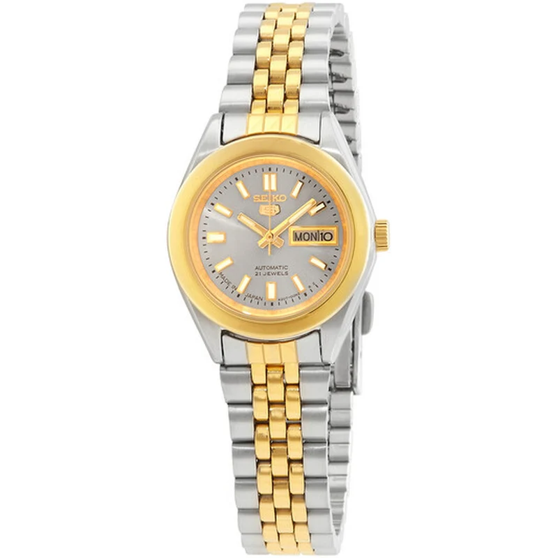 Montre Seiko 5 Femme Automatique SYMF76J1 Argenté Doré