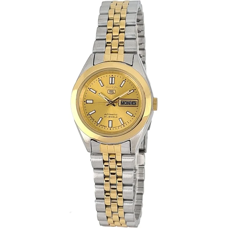 Montre Seiko 5 Femme Automatique SYMF80J1 Argenté Doré