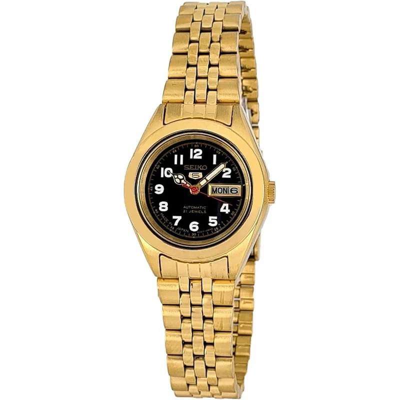 Montre Seiko 5 Femme Automatique SYMF92J1 Doré Noir