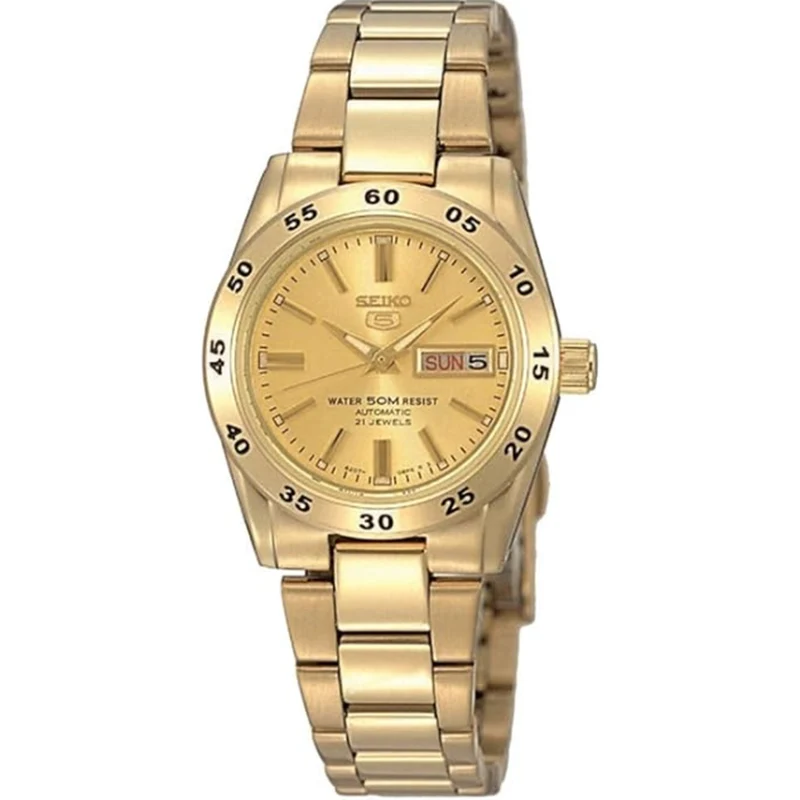 Montre Seiko 5 Femme Automatique SYMG44J1 Doré