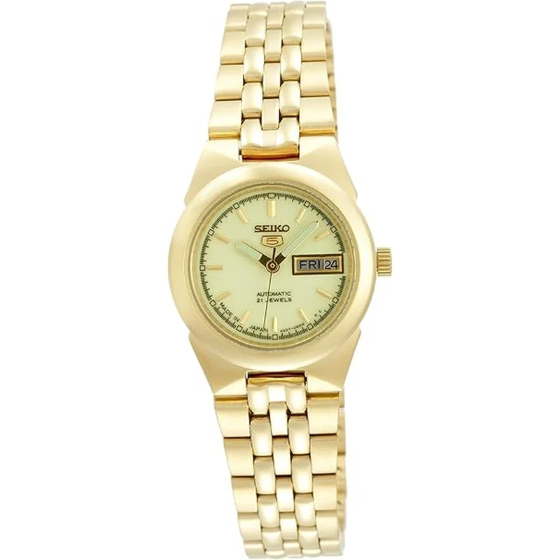 Montre Seiko 5 Femme Automatique SYMG60J1 Doré Vert