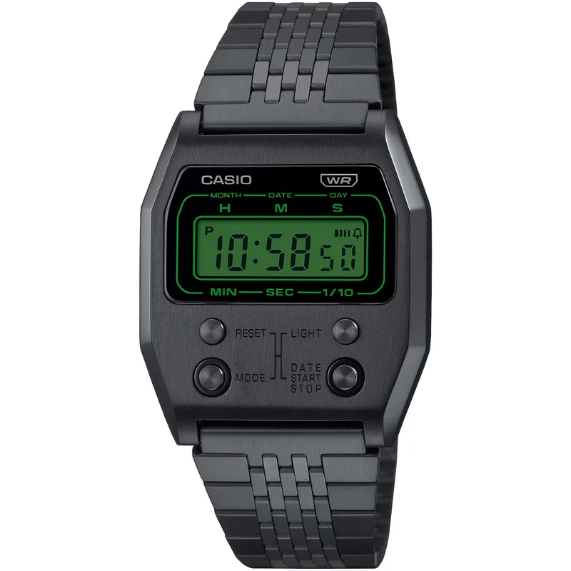 Montre Casio Mixte Vintage A1100B-1 Quartz Digitale Noir