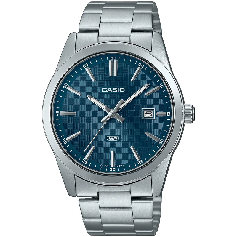 Montre Casio Homme MTP-VD03D-2A2 Quartz Analogique Argent Bleu