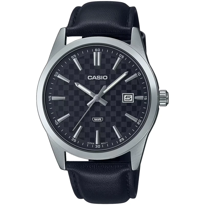Montre Casio Homme MTP-VD03L-1A Quartz Analogique Argent Noir