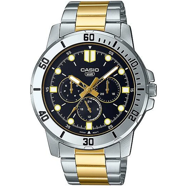 Montre Casio Homme MTP-VD300SG-1E Quartz Analogique Argent Noir