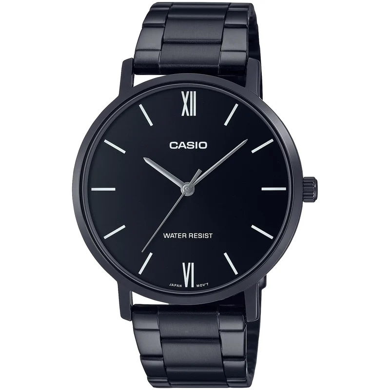 Montre Casio Homme MTP-VT01B-1B Quartz Analogique Noir