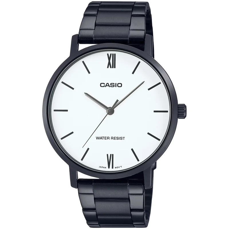 Montre Casio Homme MTP-VT01B-7B Quartz Analogique Noir Blanc