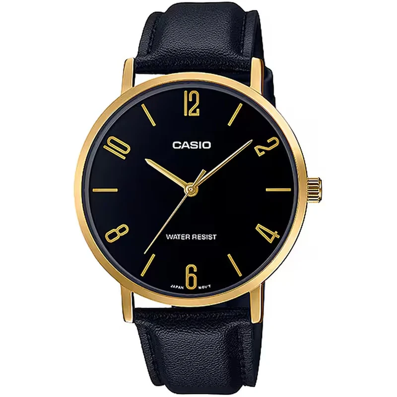 Montre Casio Homme MTP-VT01GL-1B2 Quartz Analogique Noir
