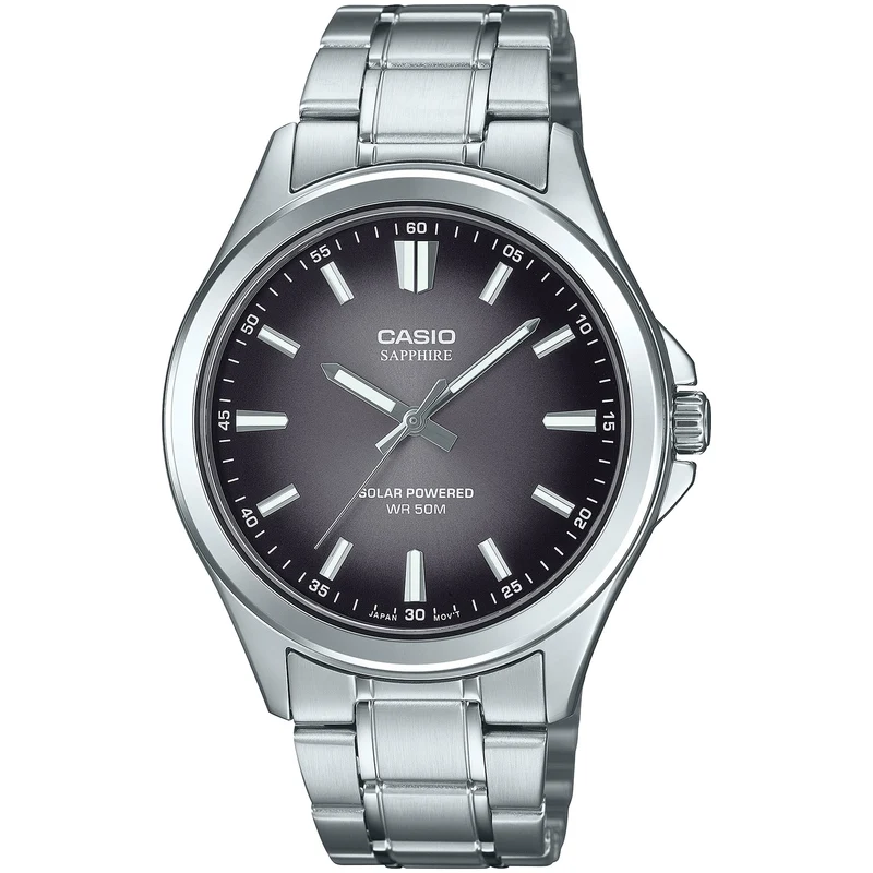Montre Casio Homme MTS-RS100D-1A Quartz Analogique Argent Noir