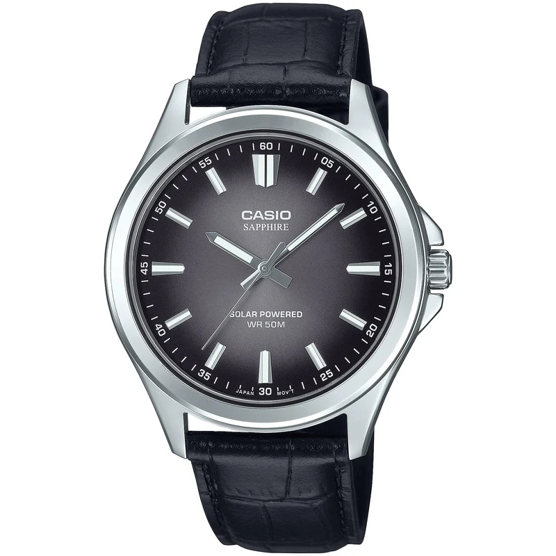 Montre Casio Homme MTS-RS100L-1A Quartz Analogique Argent Noir