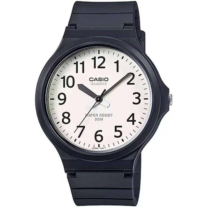 Montre Casio Homme MW-240-7B Quartz Analogique Noir Blanc