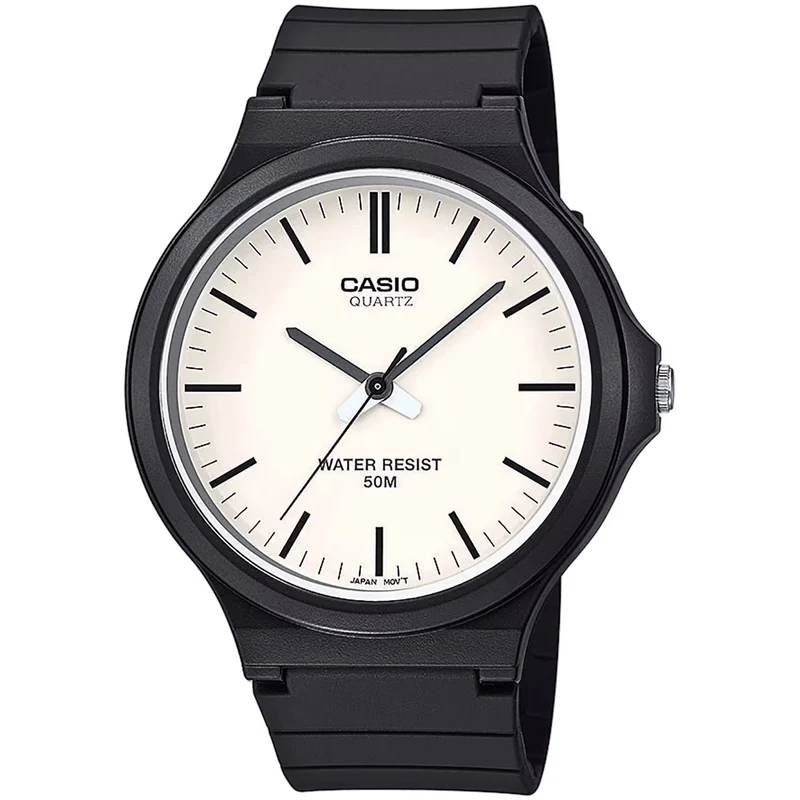 Montre Casio Homme MW-240-7E Quartz Analogique Noir Blanc