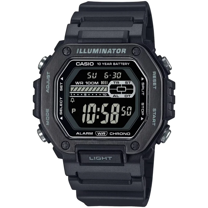 Montre Casio Homme MWD-110HB-1B Quartz Digitale Noir