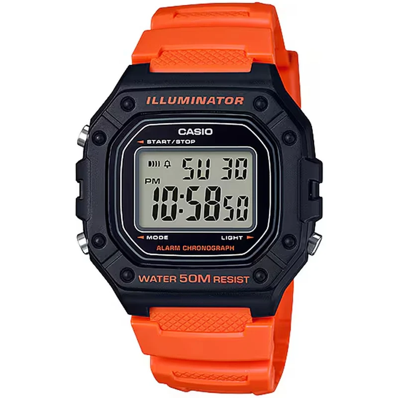 Montre Casio Homme W-218H-4B2 Quartz Digitale Noir