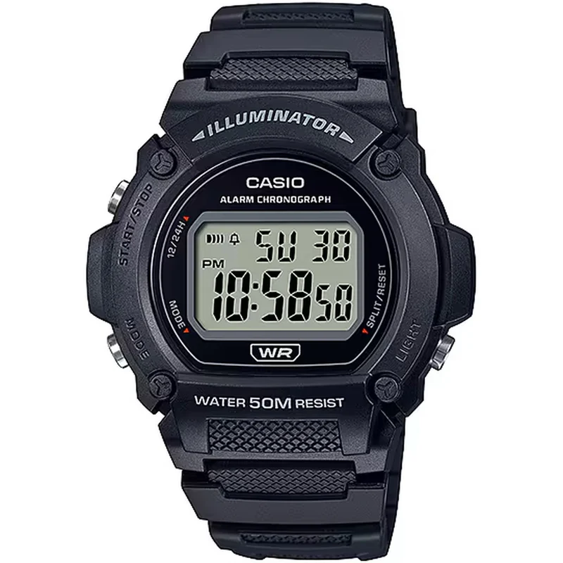 Montre Casio Homme W-219H-1A Quartz Digitale Noir