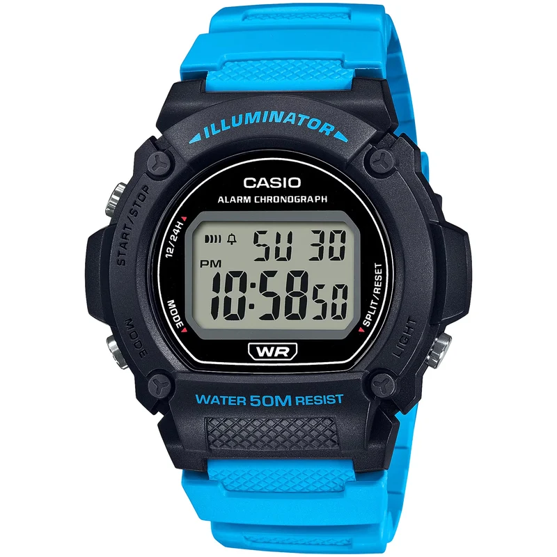 Montre Casio Homme W-219H-2A2 Quartz Digitale Noir