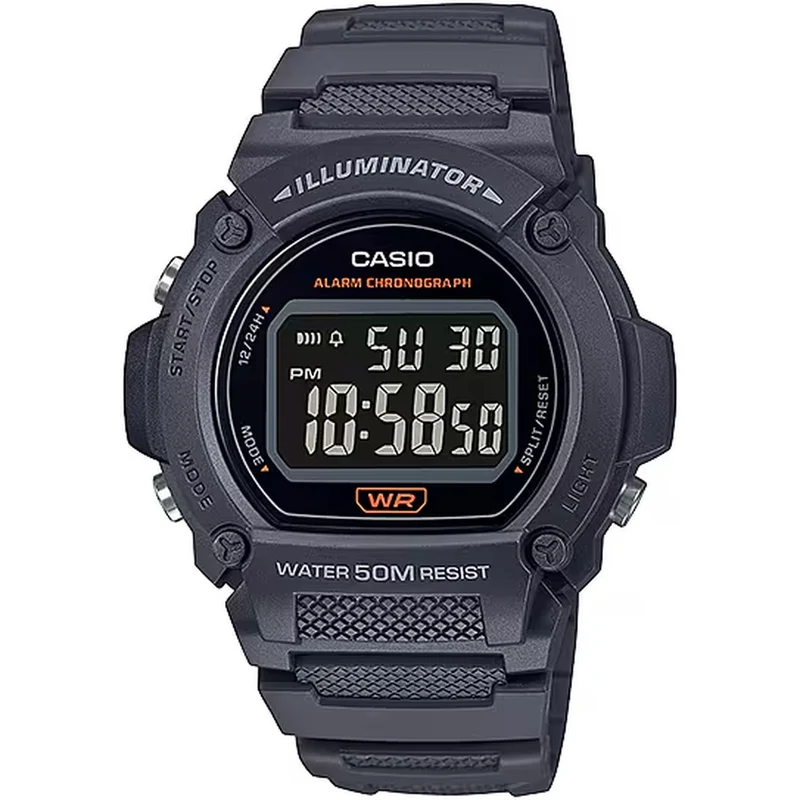Montre Casio Homme W-219H-8B Quartz Digitale Noir