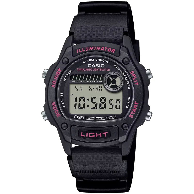 Montre Casio Homme W-220H-1A2 Quartz Digitale Noir